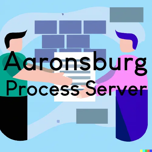 Aaronsburg Process Server, “Serving by Observing“ 