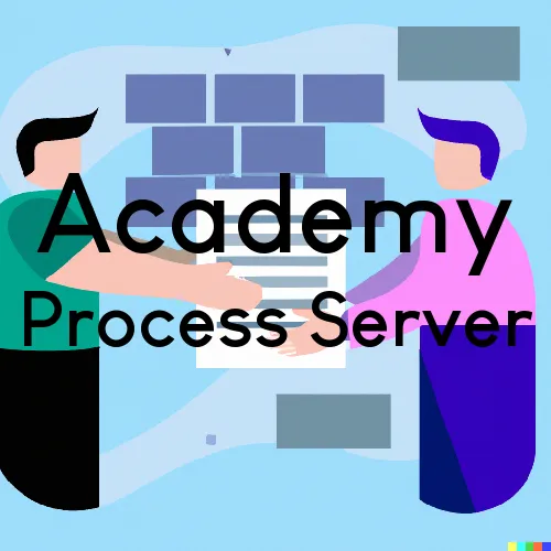 Academy, South Dakota Process Servers