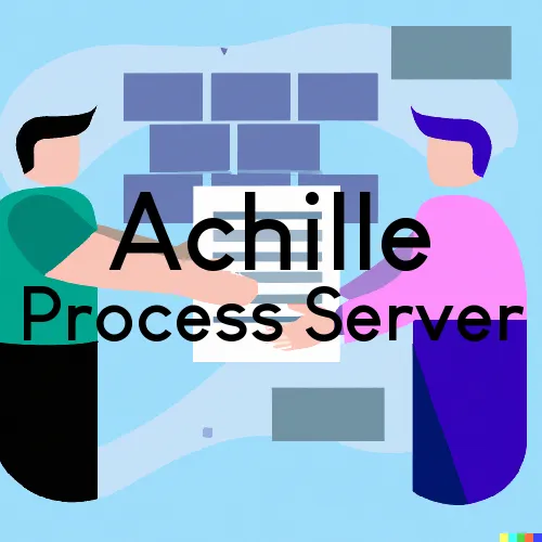 Achille, Oklahoma Process Servers
