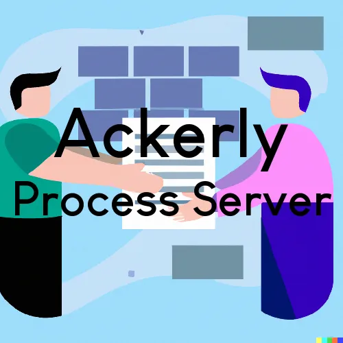 Ackerly, Texas Process Servers