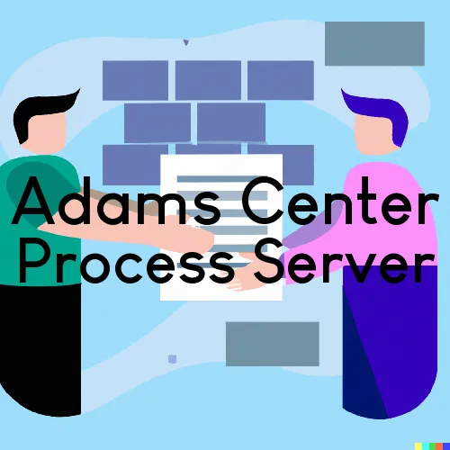 Adams Center, NY Process Server, “Nationwide Process Serving“ 