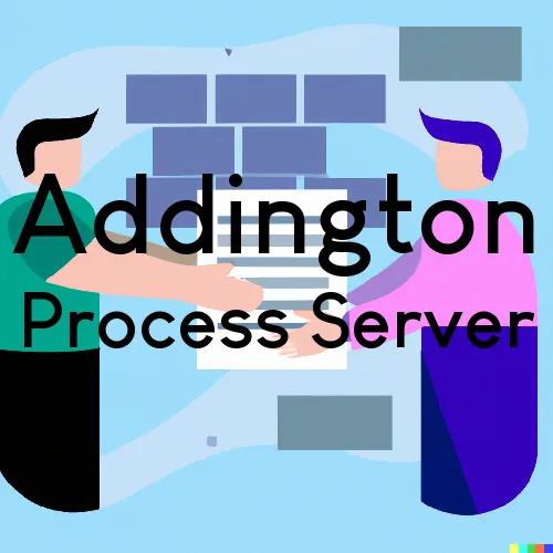 Addington, OK Process Server, “On time Process“ 