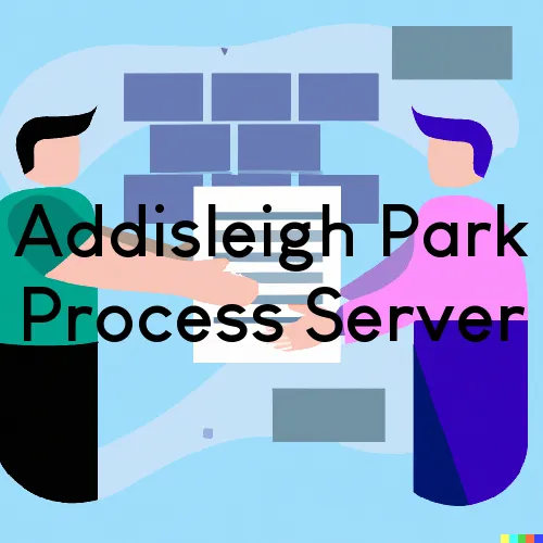 Addisleigh Park, NY Process Servers and Courtesy Copy Messengers