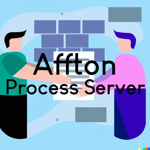 Affton, MO Process Servers and Courtesy Copy Messengers