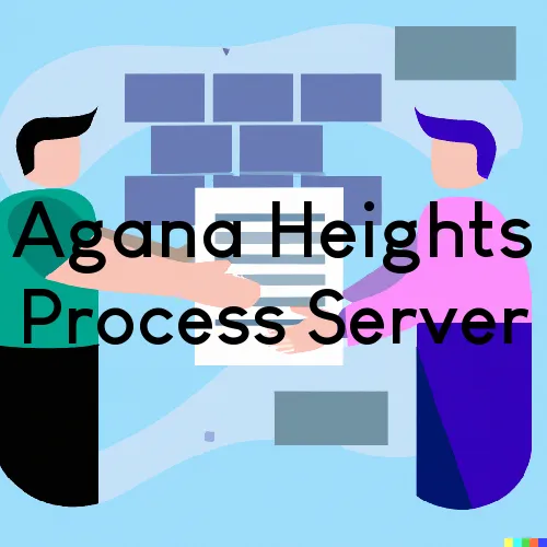 Agana Heights, Guam Process Server, “Alcatraz Processing“ 