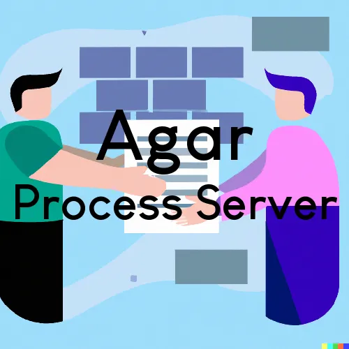 Agar, South Dakota Process Servers