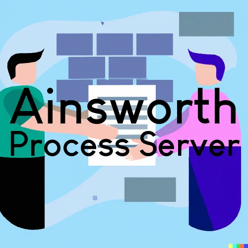 Ainsworth Process Server, “Serving by Observing“ 