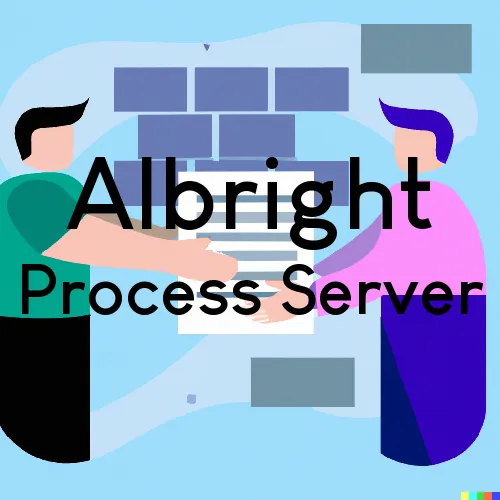 Albright, WV Process Server, “A1 Process Service“ 