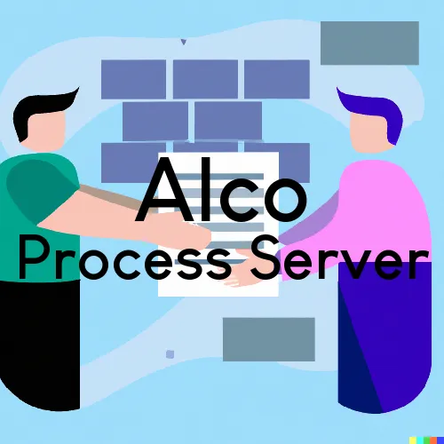 Alco, AR Process Servers and Courtesy Copy Messengers