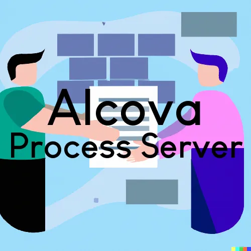 Alcova, Wyoming Process Servers