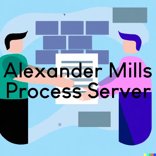 Alexander Mills, NC Process Server, “Serving by Observing“