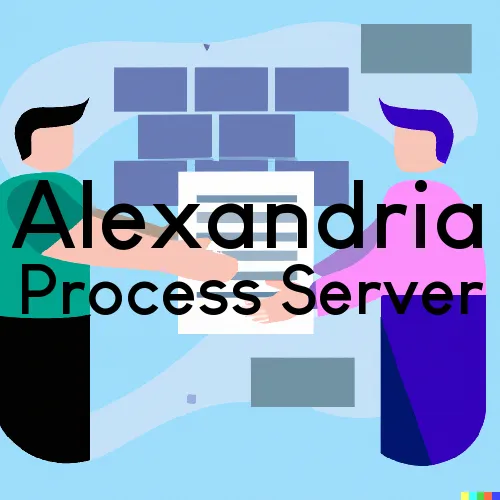 Process Servers in Zip Code Area 36250 in Alexandria