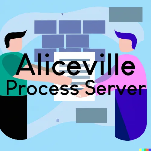 Process Servers in Aliceville, Alabama 