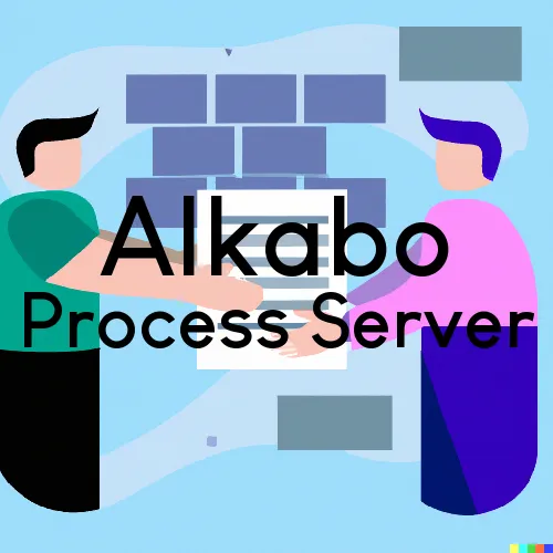 Alkabo, North Dakota Court Couriers and Process Servers