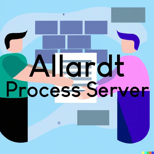 Allardt, Tennessee Process Servers