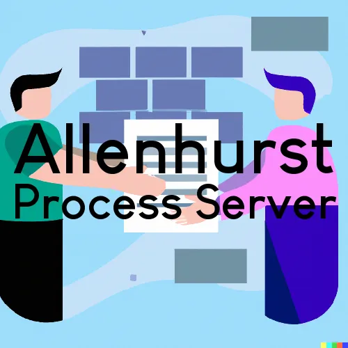 Allenhurst, New Jersey Process Servers