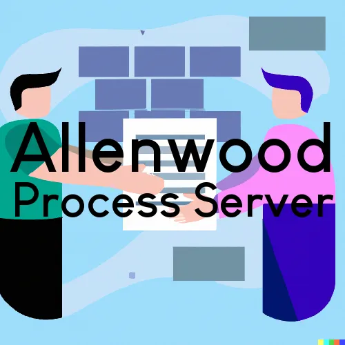 Allenwood, New Jersey Process Servers