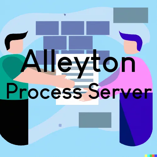 Alleyton, TX Process Server, “On time Process“