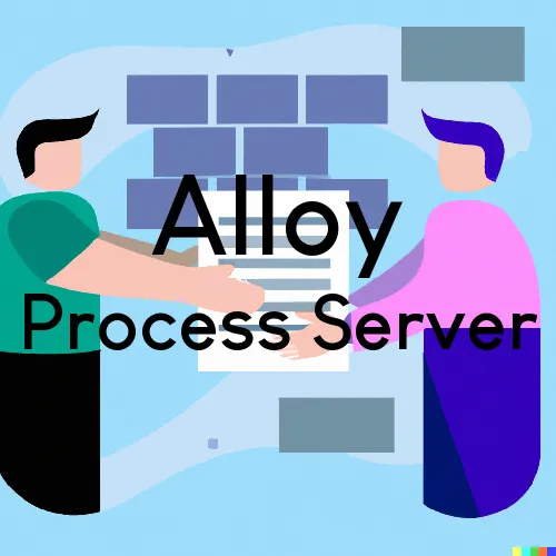 Alloy, WV Process Servers in Zip Code 25002