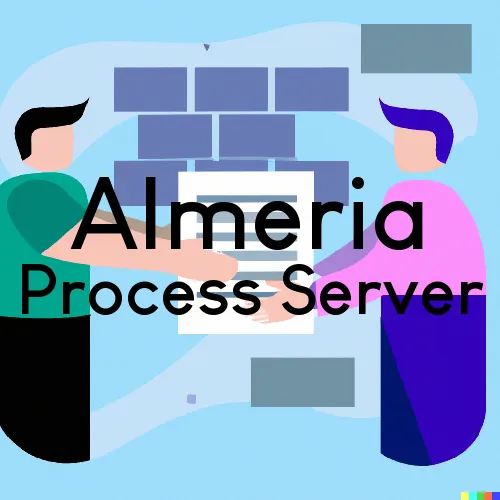 Almeria, Nebraska Process Servers