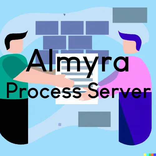 Almyra, AR Process Servers and Courtesy Copy Messengers