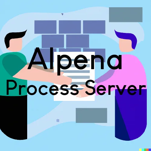 Alpena, South Dakota Process Servers