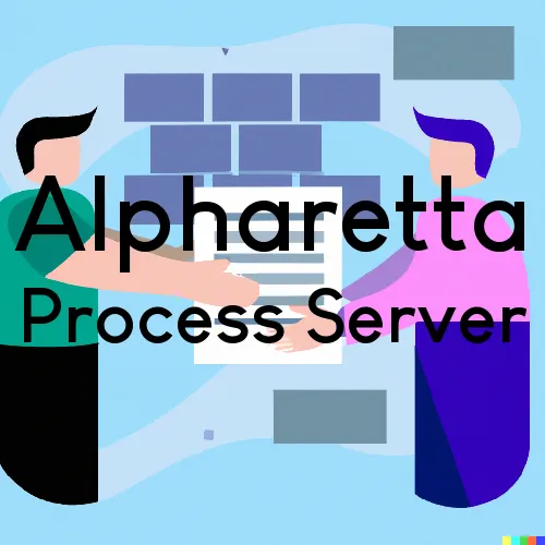 How Process Servers Serve Process in Alpharetta, Georgia 
