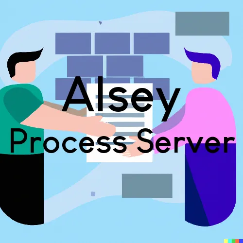 Alsey, IL Process Servers in Zip Code 62610