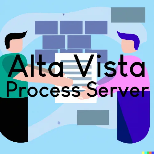 Alta Vista, Iowa Process Servers