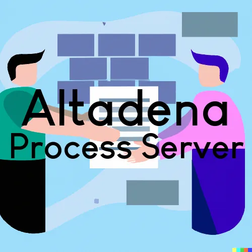 CA Process Servers in Altadena, Zip Code 91003