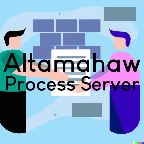 Altamahaw Process Server, “Serving by Observing“ 
