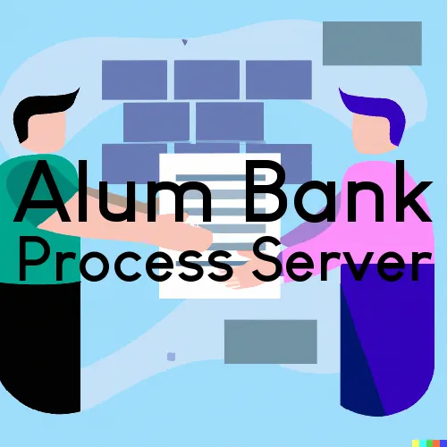 Alum Bank, PA Process Servers in Zip Code 15521