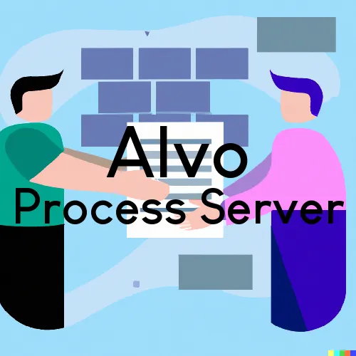 Alvo, Nebraska Process Servers