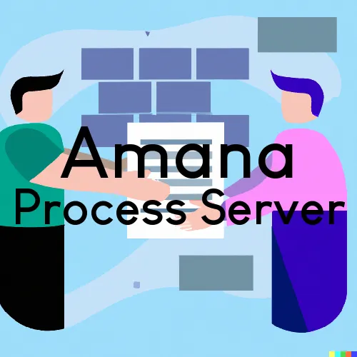Amana, Iowa Process Servers