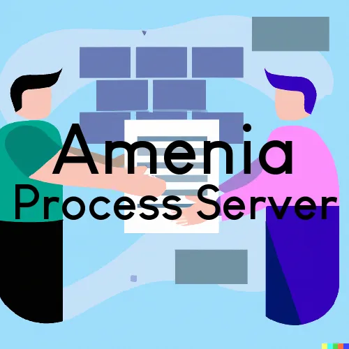 Amenia, North Dakota Process Servers