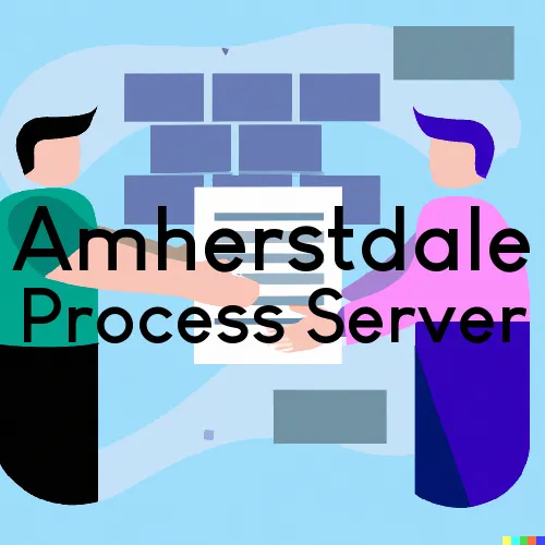 Amherstdale, WV Process Servers in Zip Code 25607