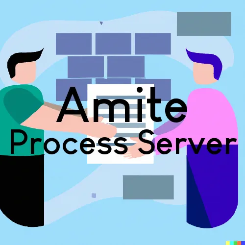 Amite, LA Process Servers and Courtesy Copy Messengers