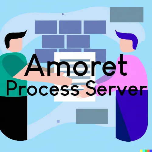 Amoret, MO Process Server, “On time Process“ 