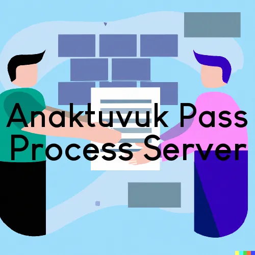 Anaktuvuk Pass, AK Process Server, “On time Process“ 