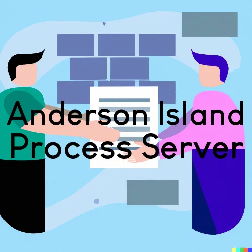 Anderson Island, Washington Process Servers