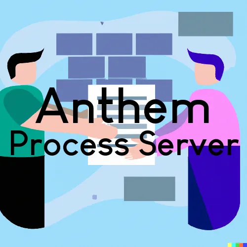 Anthem, AZ Process Servers and Courtesy Copy Messengers