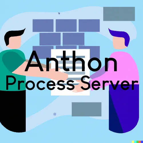 Anthon, Iowa Process Servers