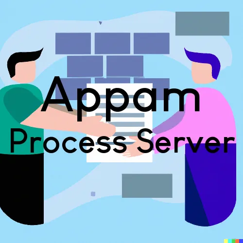 Appam, North Dakota Court Couriers and Process Servers