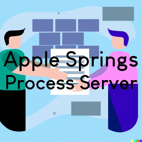 Apple Springs, TX Process Servers in Zip Code 75926
