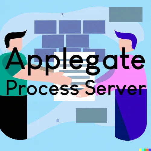 Applegate, Oregon Process Servers