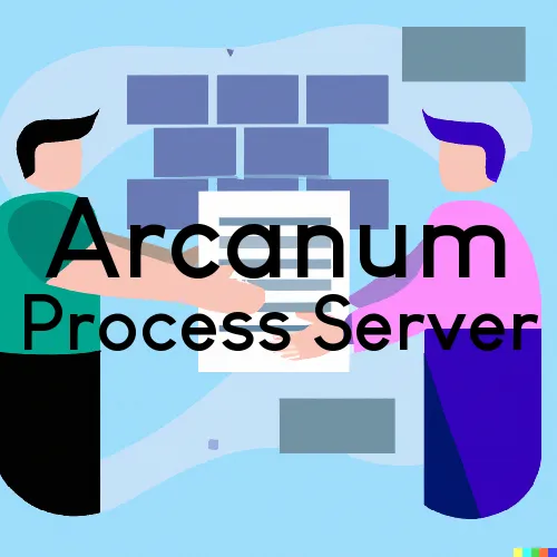 Arcanum, Ohio Process Servers