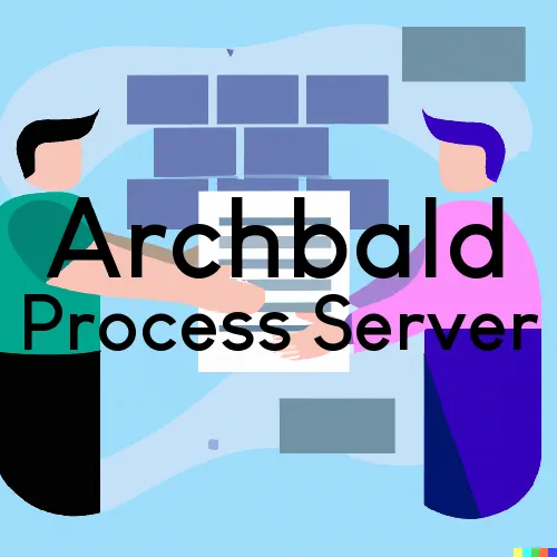 Archbald, Pennsylvania Process Servers