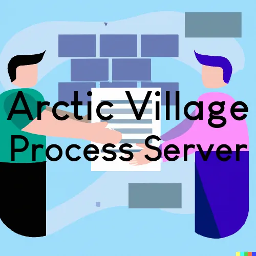 Arctic Village, AK Process Servers and Courtesy Copy Messengers