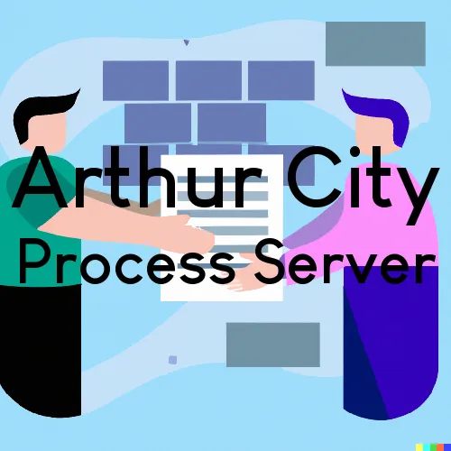 Arthur City, TX Process Servers in Zip Code 75411