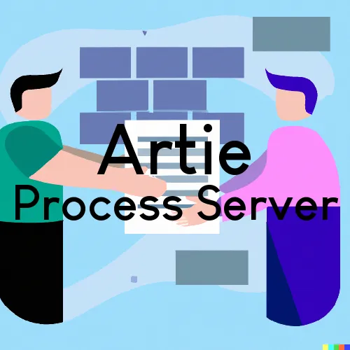 Artie, WV Process Servers and Courtesy Copy Messengers